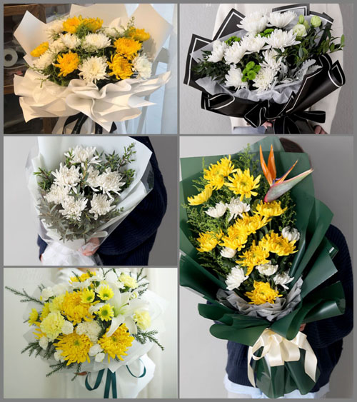 陕西榆林市横山区韩岔镇白事花束代送